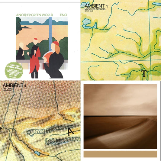 Another Green World (140G/2017 Master) & Ambient 1: Music For Airports & Ambient 4: On Land & Small Craft On A Milk Sea (2LP/Dl Card)