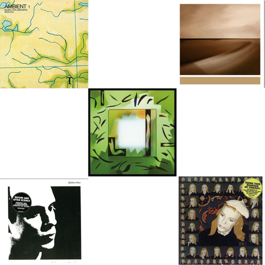 Before And After Science (140G/2017 Master) & Taking Tiger Mountain (By Strategy) (140G/2017 Master) & Ambient 1: Music For Airports & Shutov Assembly (2LP/Gatefold/Dl) & Small Craft On A Milk Sea (2LP/Dl Card)