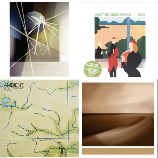 Forever Voiceless (Crystal Clear LP Vinyl) & Another Green World (140G/2017 Master) & Ambient 1: Music For Airports & Small Craft On A Milk Sea (2LP/Dl Card)
