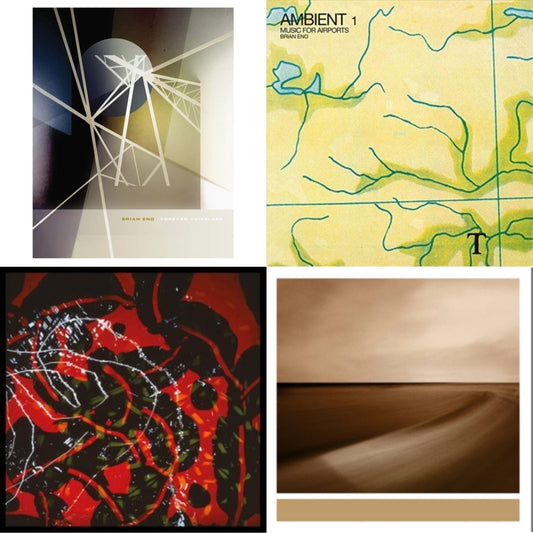 Forever Voiceless (Crystal Clear LP Vinyl) & Ambient 1: Music For Airports & Nerve Net (2LP/Gatefold/Dl) & Small Craft On A Milk Sea (2LP/Dl Card)