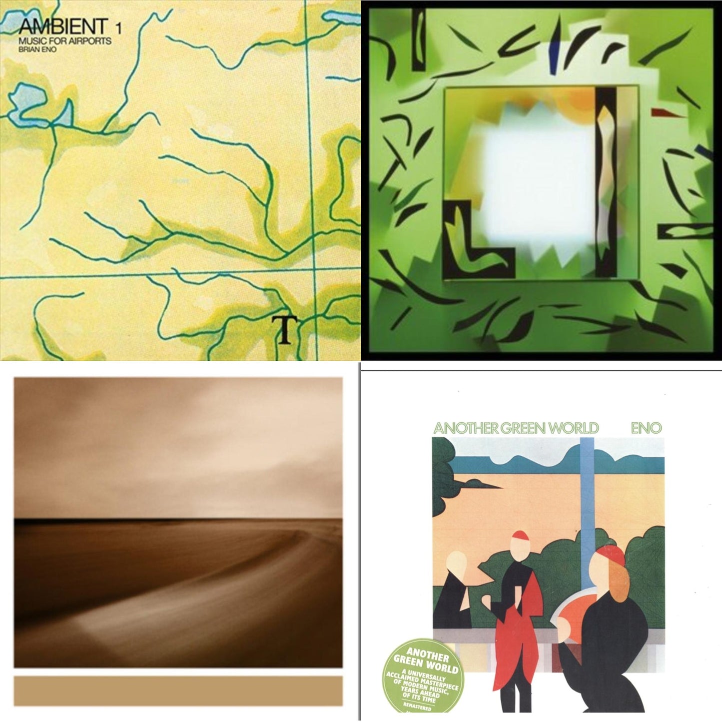 Another Green World (140G/2017 Master) & Ambient 1: Music For Airports & Shutov Assembly (2LP/Gatefold/Dl) & Small Craft On A Milk Sea (2LP/Dl Card)
