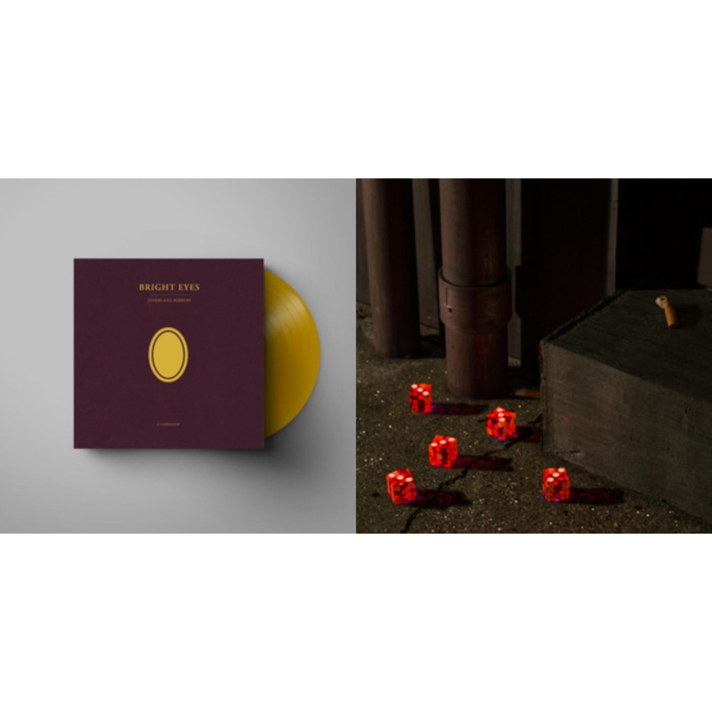 Fevers & Mirrors: A Companion (Ep) (Opaque Gold LP Vinyl) & Five Dice, All Threes (2LP/Red & Orange Splatter Vinyl)
