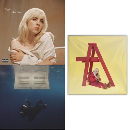Happier Than Ever (2LP/Recycled Vinyl/Rainbow Foil Jacket) (Rsd) & Hit Me Hard & Soft (Recycled Black LP Vinyl) & Billie Eilish - Dont Smile At Me (Black LP Vinyl)