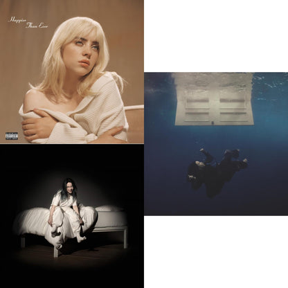 Happier Than Ever (X) (2LP) & Hit Me Hard & Soft (Recycled Black LP Vinyl) & When We All Fall Asleep, Where Do We Go? (Pale Yellow LP Vinyl)