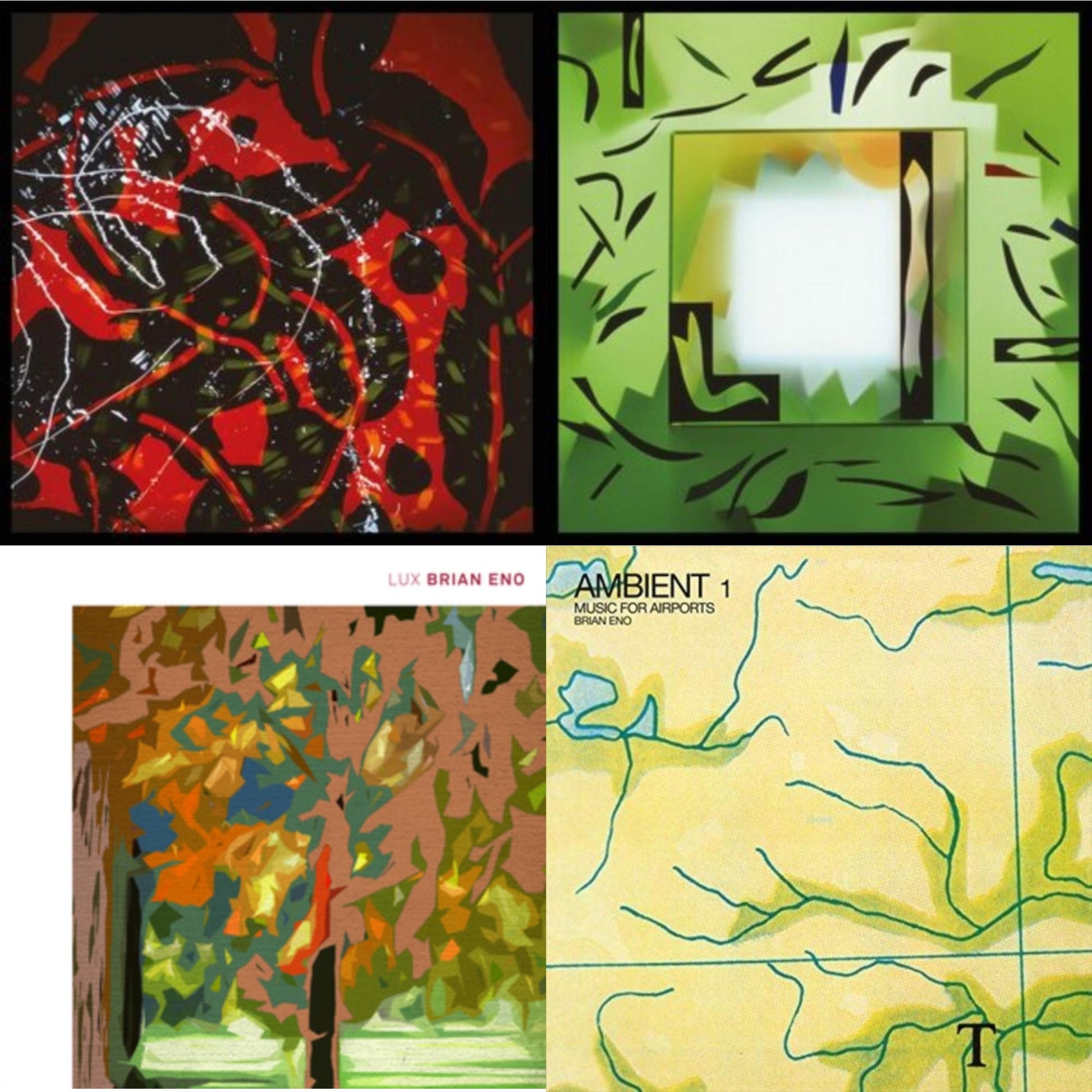 This is a 4 LP Vinyl SKU bundle.
1.This LP Vinyl is brand new.Format: LP VinylMusic Style: AmbientThis item's title is: Ambient 1: Music For AirportsArtist: Brian EnoLabel: ASTRALWERKSBarcode: 602567750543Release Date: 11/16/2018
2.This LP Vinyl is brand new.