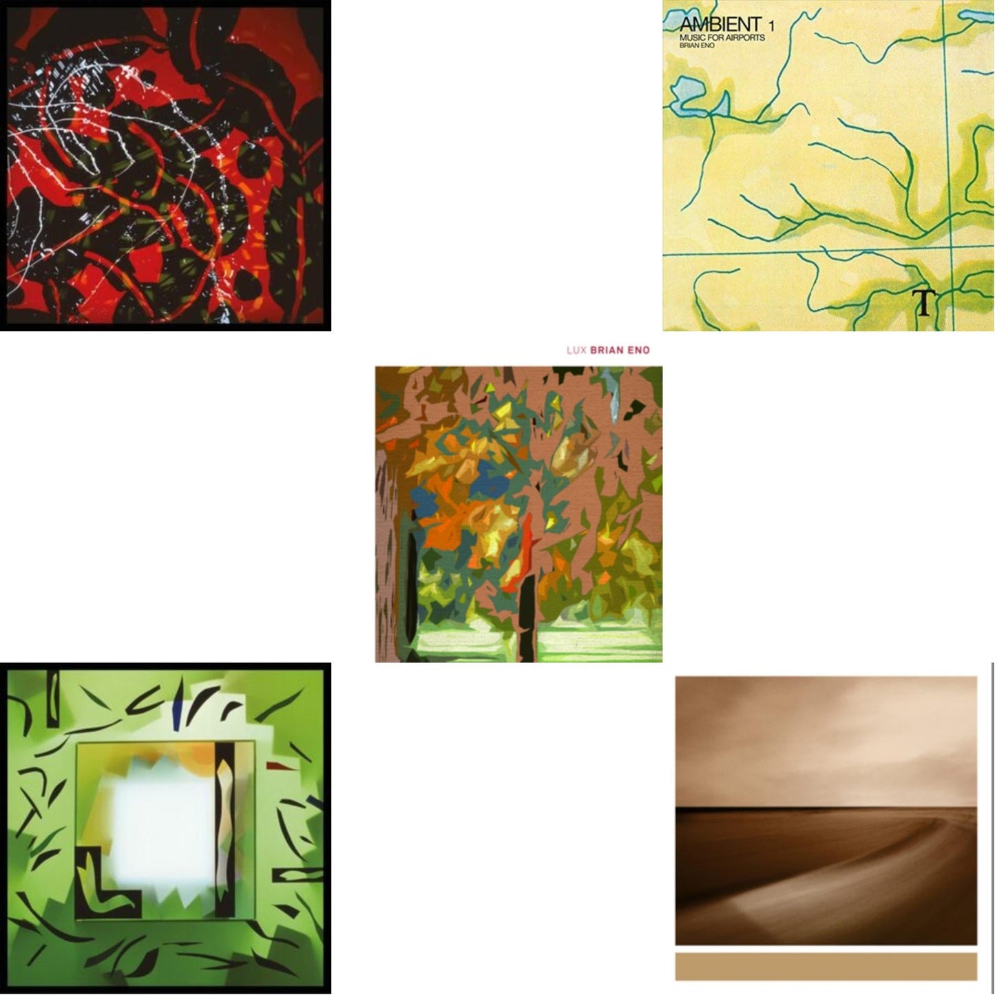 Ambient 1: Music For Airports & Lux (2LP/Gatefold/Dl) & Nerve Net (2LP/Gatefold/Dl) & Shutov Assembly (2LP/Gatefold/Dl) & Small Craft On A Milk Sea (2LP/Dl Card)