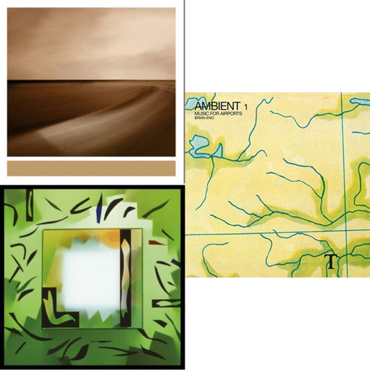 This is a 3 LP Vinyl SKU bundle.
1.This LP Vinyl is brand new.Format: LP VinylMusic Style: AmbientThis item's title is: Ambient 1: Music For AirportsArtist: Brian EnoLabel: ASTRALWERKSBarcode: 602567750543Release Date: 11/16/2018
2.This LP Vinyl is brand new.