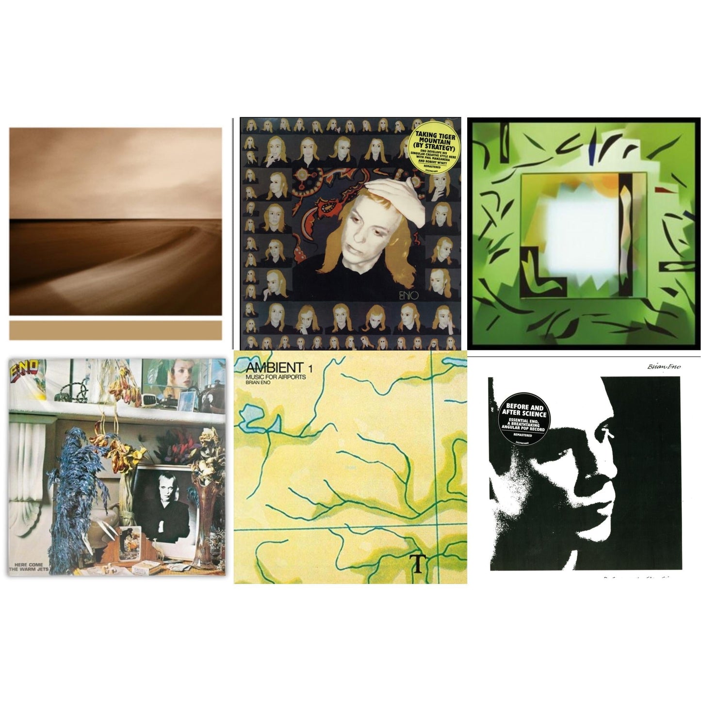 This is a 6 LP Vinyl SKU bundle.
1.This LP Vinyl is brand new.Format: LP VinylMusic Style: AbstractThis item's title is: Small Craft On A Milk Sea (2LP/Dl Card)Artist: Brian EnoLabel: WARP RECORDSBarcode: 801061820718Release Date: 12/4/2020
2.This LP Vinyl is brand new.