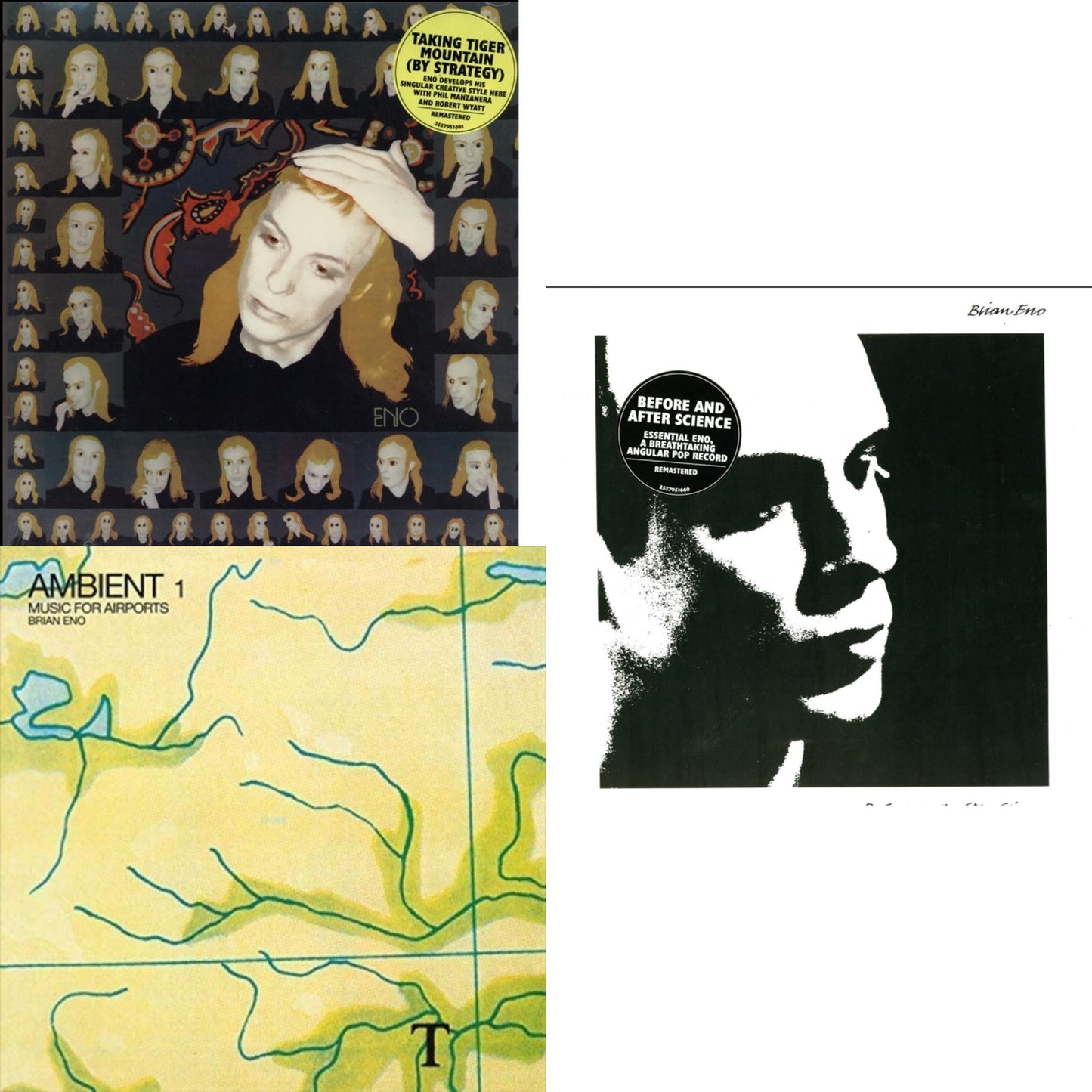 Before And After Science (140G/2017 Master) & Taking Tiger Mountain (By Strategy) (140G/2017 Master) & Ambient 1: Music For Airports