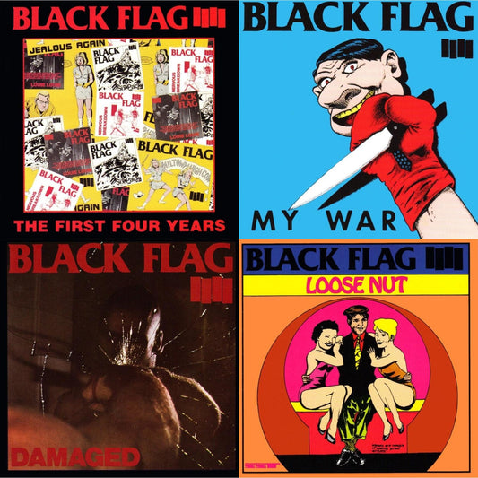 This is a 4 LP Vinyl SKU bundle.
1.This LP Vinyl is brand new.Format: LP VinylThis item's title is: First Four YearsArtist: Black FlagLabel: SST RECORDS INC.Barcode: 018861002118Release Date: 1/1/2024
2.This LP Vinyl is brand new.