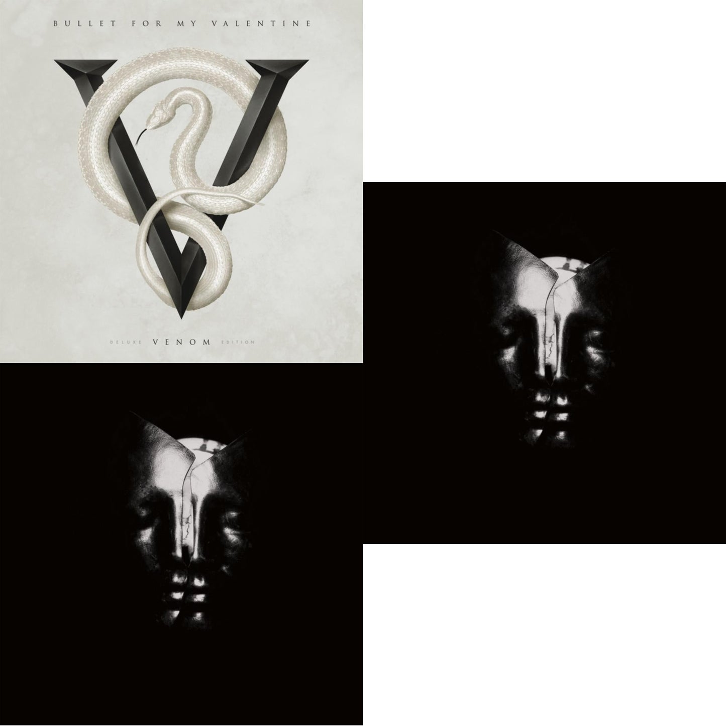 This is a 3 LP Vinyl SKU bundle.
1.This LP Vinyl is brand new.Format: LP VinylMusic Style: Euro HouseThis item's title is: Venom (2LP/150G/Dl Card)Artist: Bullet For My ValentineLabel: RCA RECORDSBarcode: 888751172418Release Date: 8/14/2015
2.This LP Vinyl is brand new.