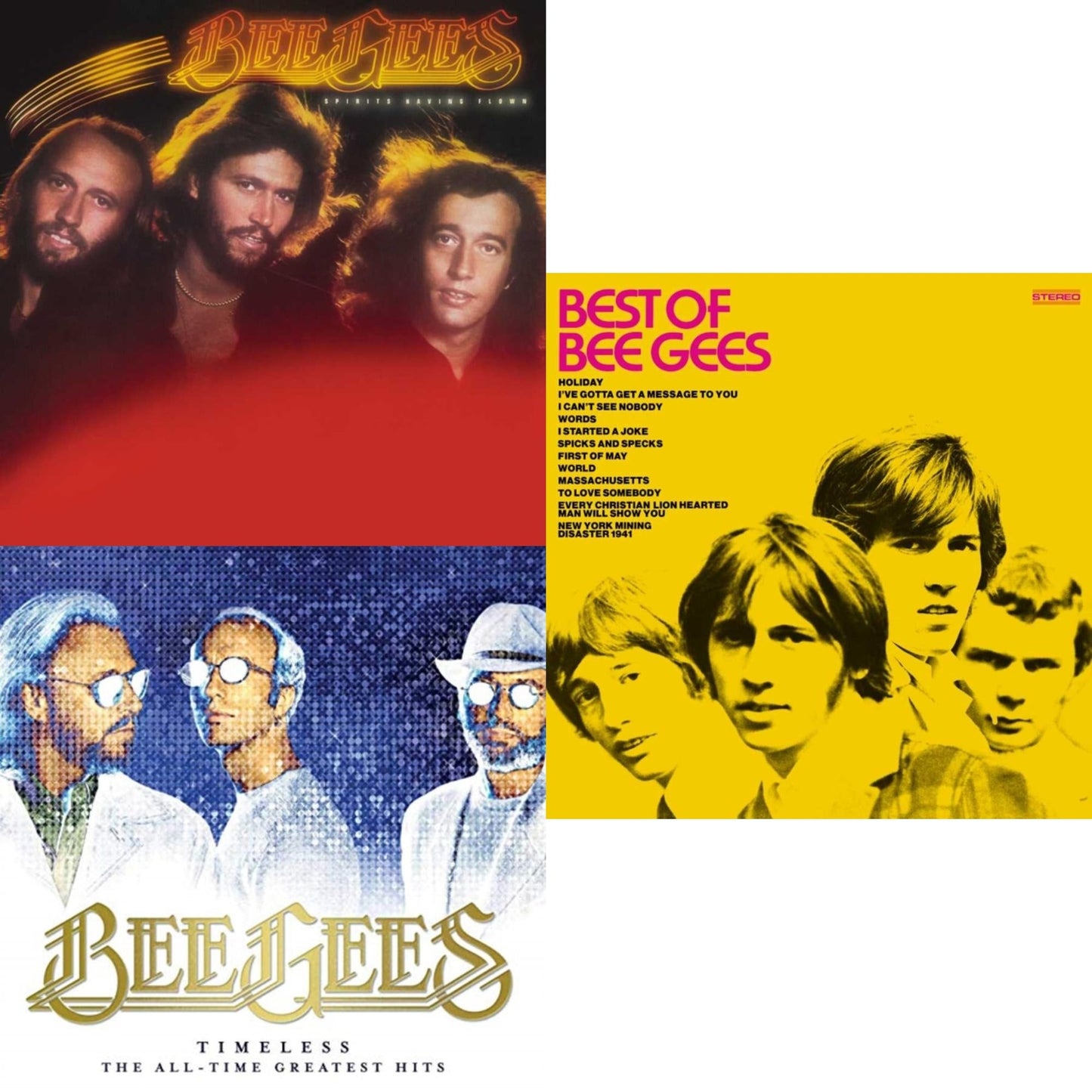 Spirits Having Flown & Timeless: The All-Time Greatest Hits (2LP) & Best Of Bee Gees