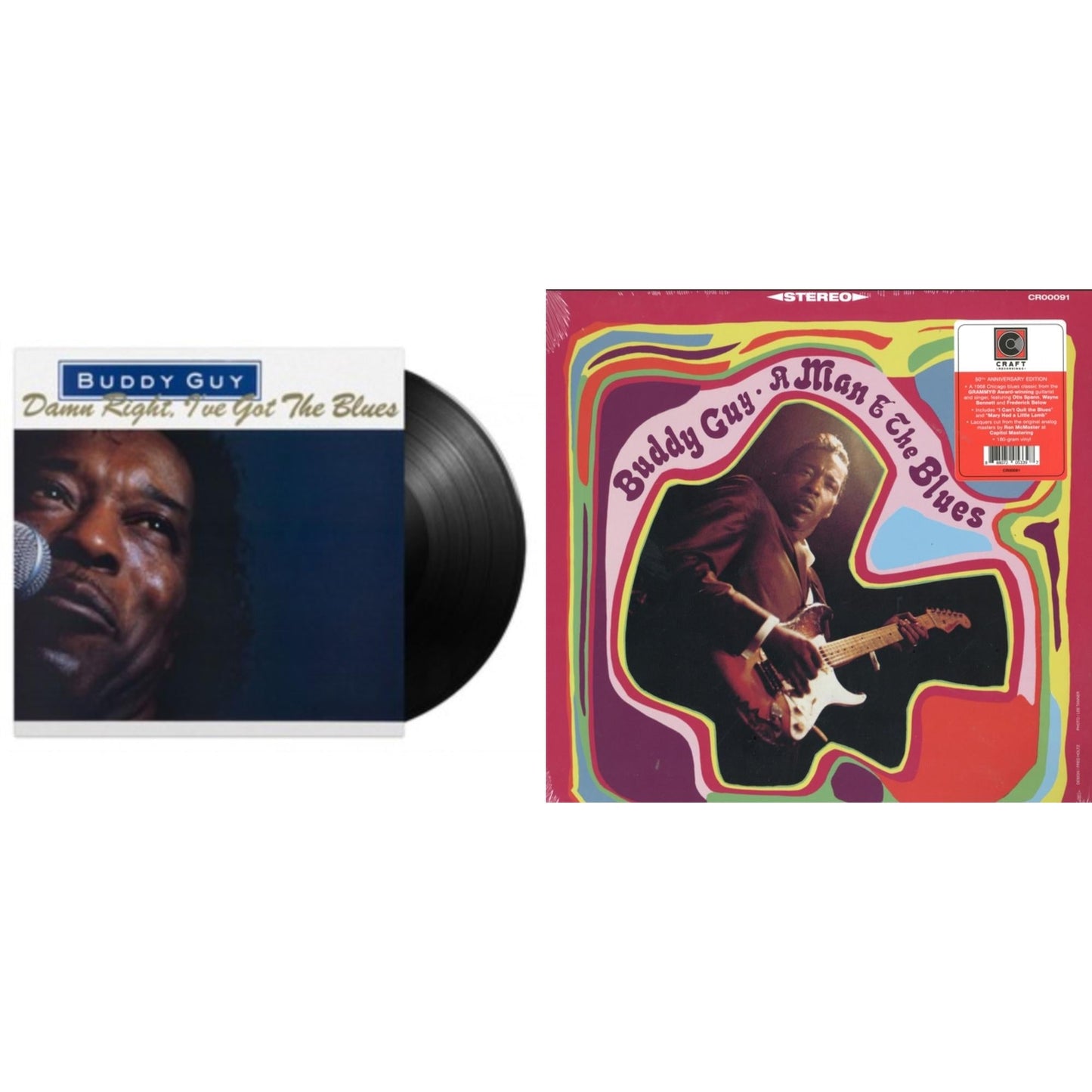 Damn Right I've Got The Blues (180G) & Man And The Blues (LP)