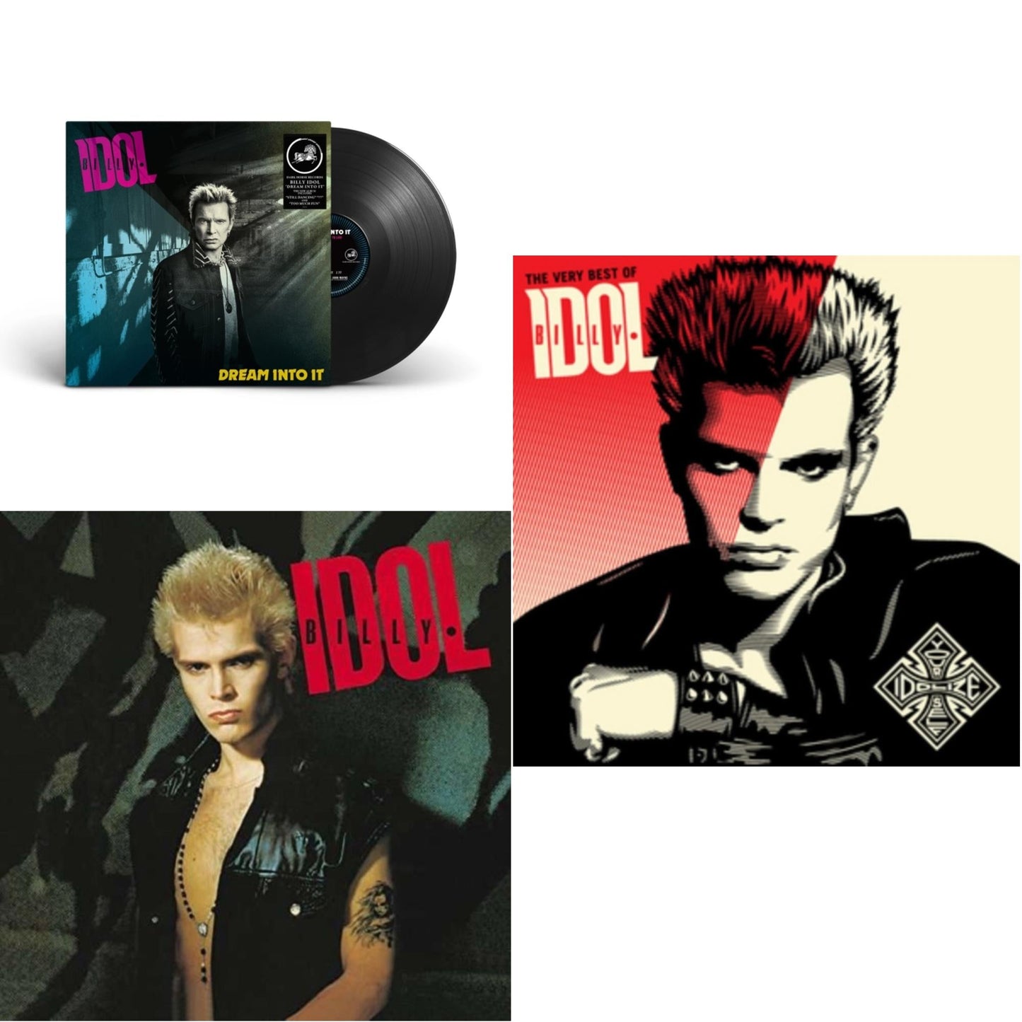 Dream Into It & Billy Idol (Original Sequence) & Idolize Yourself: Very Best Of (2LP)