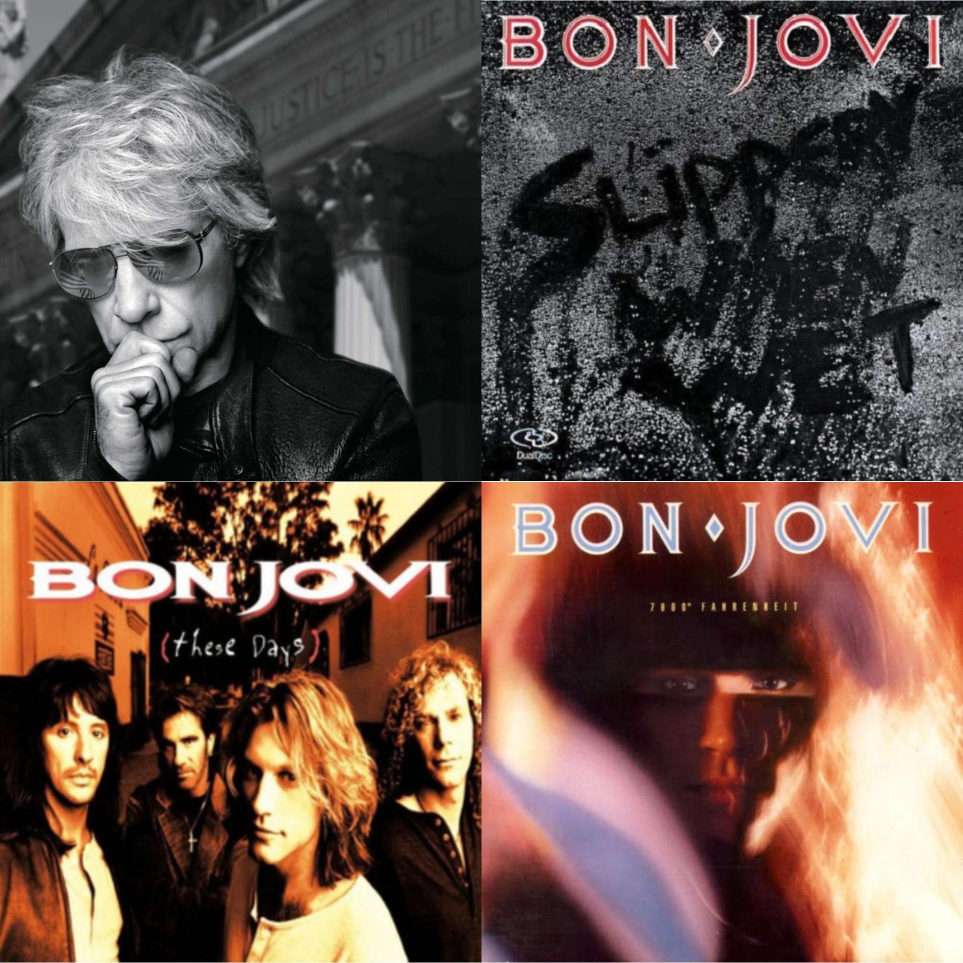 This is a 4 LP Vinyl SKU bundle.
1.This LP Vinyl is brand new.Format: LP VinylMusic Style: Pop RockThis item's title is: 2020 (2LP/Gold Vinyl)Artist: Bon JoviLabel: ISLANDBarcode: 602508839290Release Date: 2/19/2021
2.This LP Vinyl is brand new.