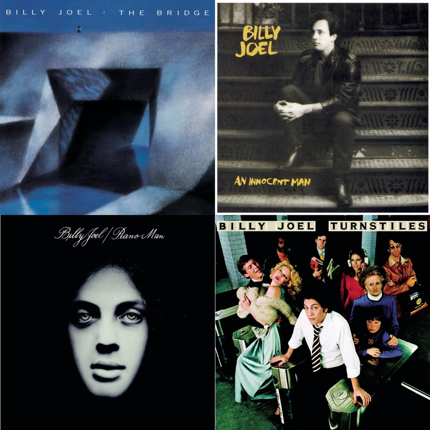 Turnstiles & Bridge & An Innocent Man & Piano Man