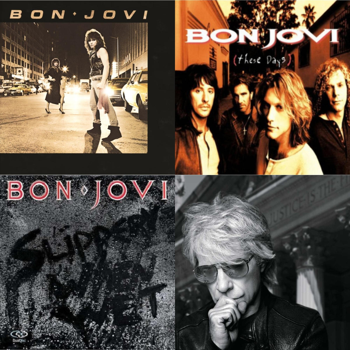 2020 (2LP/Gold Vinyl) & Bon Jovi (180G) & Slippery When Wet (180G) & These Days (180G)