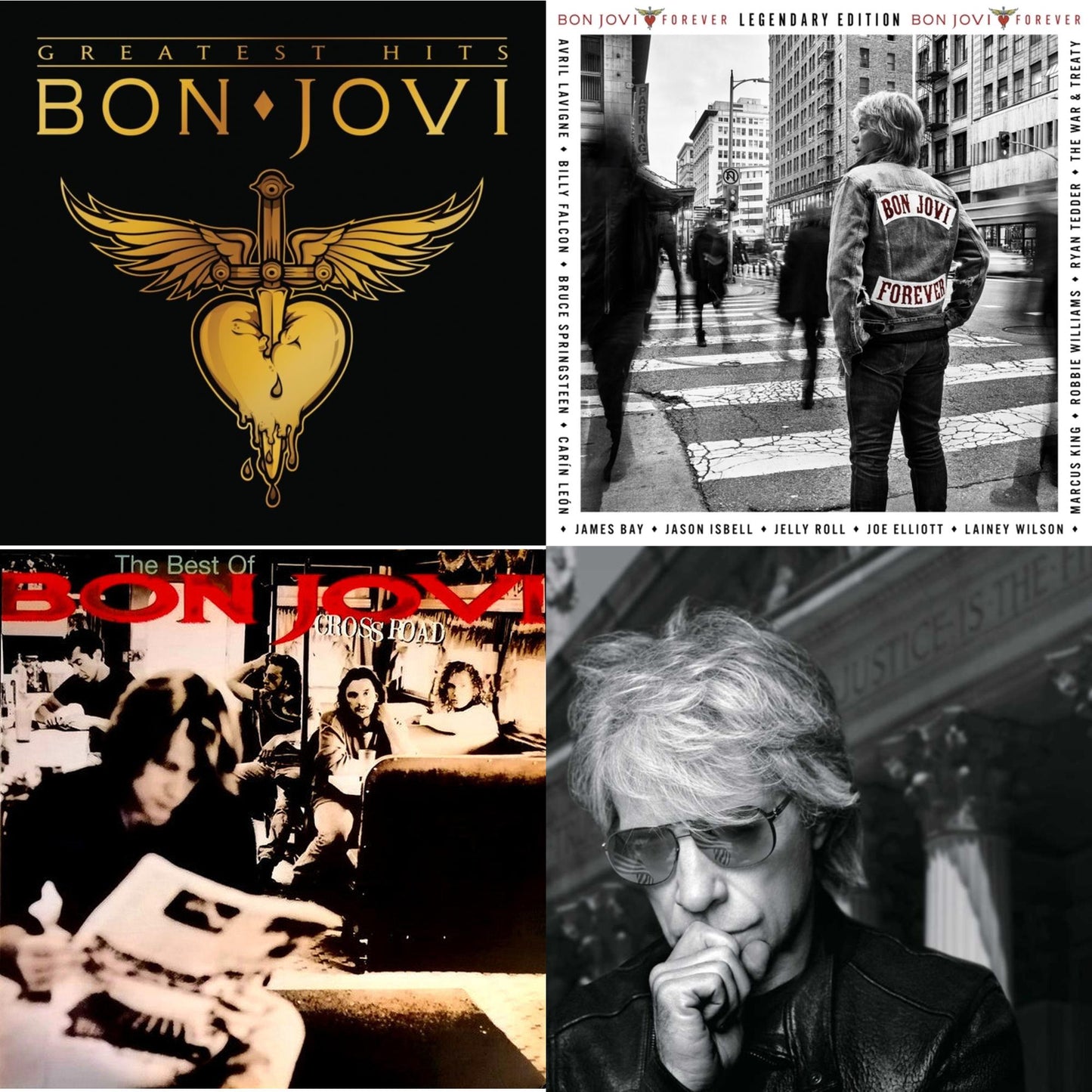 Greatest Hits (2LP) & Forever (Legendary Edition) (2LP) & Cross Road (2LP) & 2020 (2LP/Gold Vinyl)