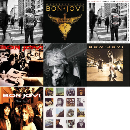Forever & Greatest Hits (2LP) & Forever (Legendary Edition) (2LP) & Cross Road (2LP) & 2020 (2LP/Gold Vinyl) & Bon Jovi (180G) & These Days (180G) & Crush (180G)
