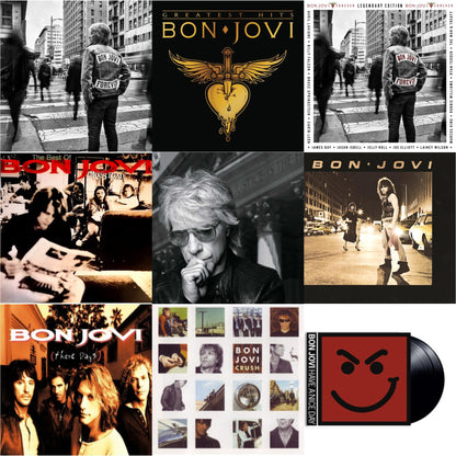 Forever & Greatest Hits (2LP) & Forever (Legendary Edition) (2LP) & Cross Road (2LP) & 2020 (2LP/Gold Vinyl) & Bon Jovi (180G) & These Days (180G) & Crush (180G) & Have A Niceday (180G)