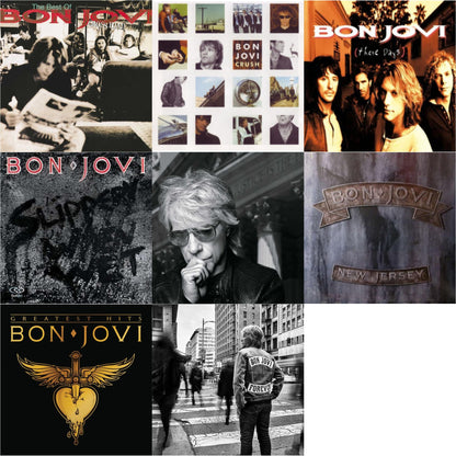 Forever & Greatest Hits (2LP) & Cross Road (2LP) & 2020 (2LP/Gold Vinyl) & Slippery When Wet (180G) & New Jersey (180G) & These Days (180G) & Crush (180G)