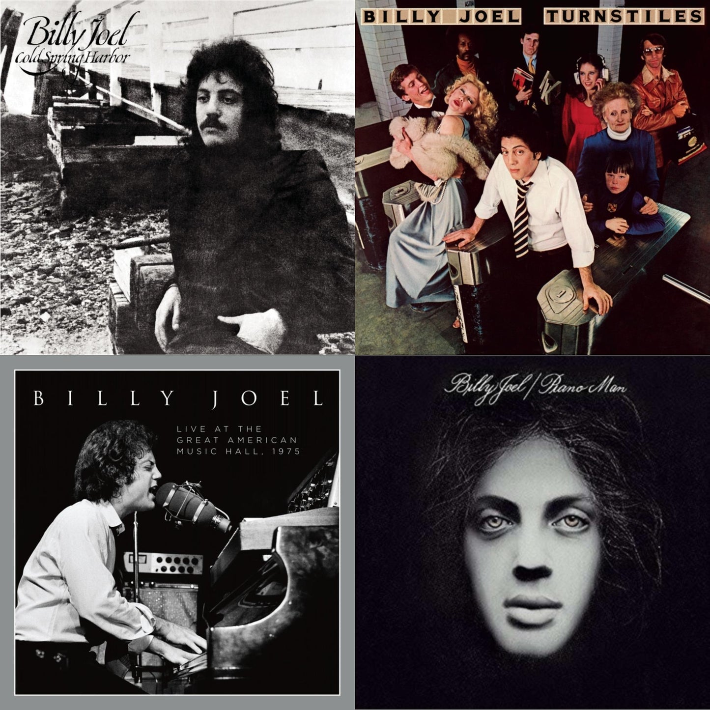 Cold Spring Harbor & Turnstiles & Live At The Great American Music Hall – 1975 (2LP) & Piano Man