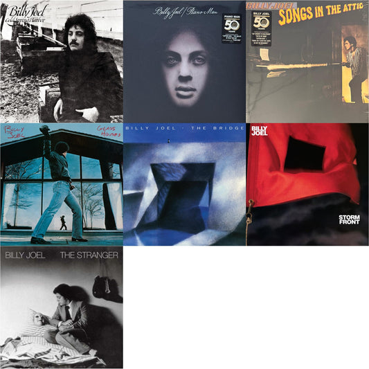 Cold Spring Harbor & Piano Man & Songs In The Attic & Glass Houses (140G) & Bridge (140G) & Storm Front (140G) & Stranger (180G)