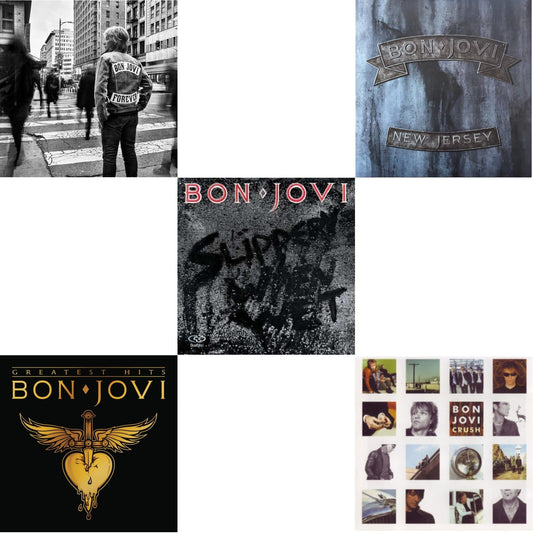 Forever & Greatest Hits (2LP) & Slippery When Wet (180G) & New Jersey (180G) & Crush (180G)