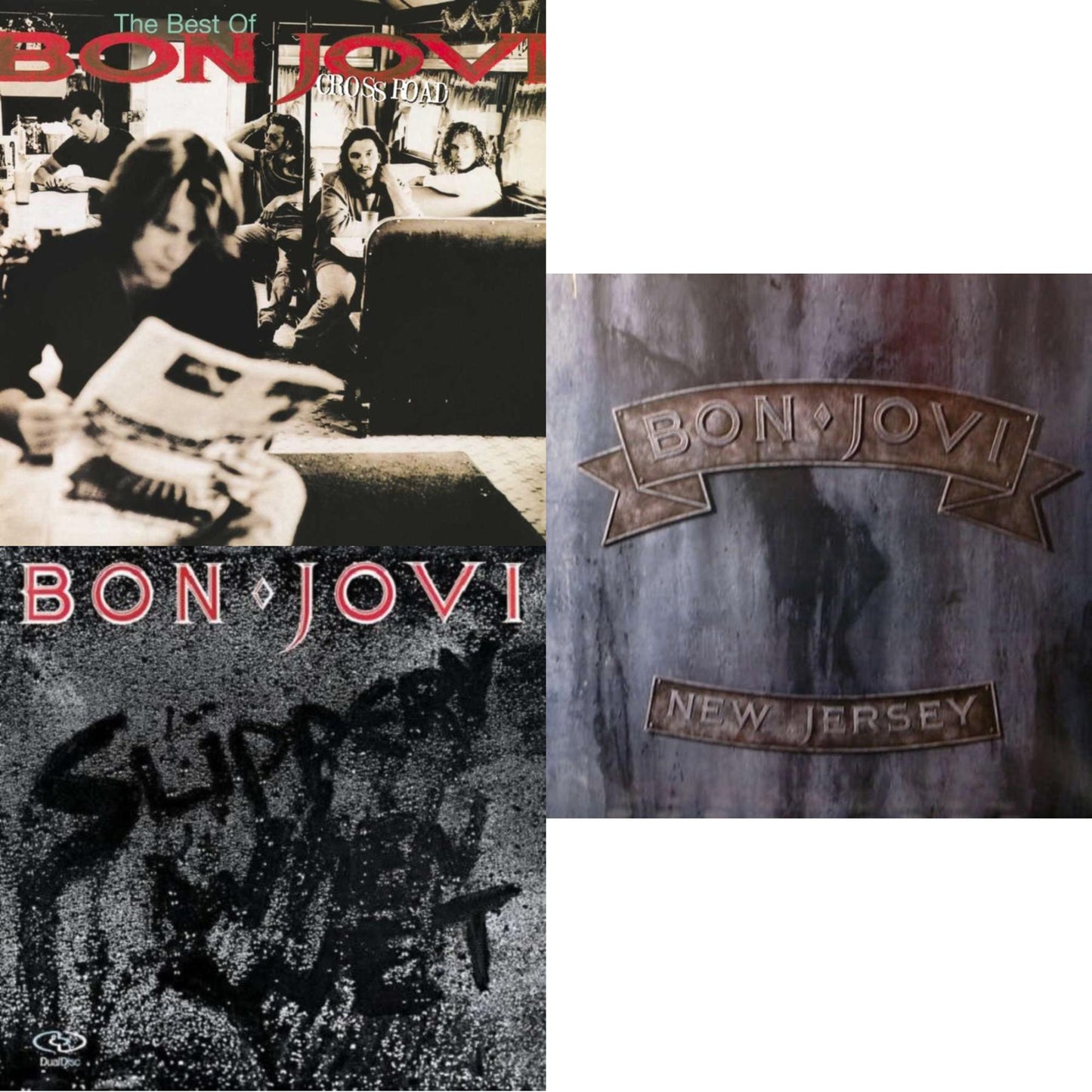 Cross Road (2LP) & Slippery When Wet (180G) & New Jersey (180G)