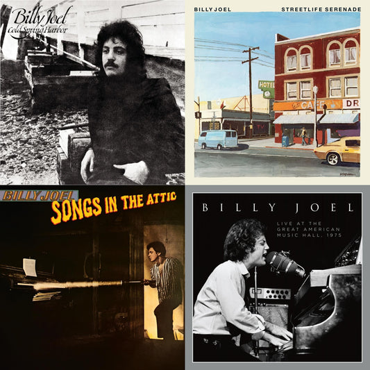 This is a 4 LP Vinyl SKU bundle.
1.This LP Vinyl is brand new.Format: LP VinylMusic Style: Pop RockThis item's title is: Cold Spring HarborArtist: Billy JoelLabel: ColumbiaBarcode: 190759391617Release Date: 4/5/2024
2.This LP Vinyl is brand new.