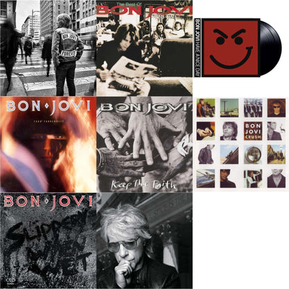 Forever & Cross Road (2LP) & 2020 (2LP/Gold Vinyl) & 7800º Fahrenheit (180G) & Slippery When Wet (180G) & Keep The Faith (180G) & Crush (180G) & Have A Niceday (180G)