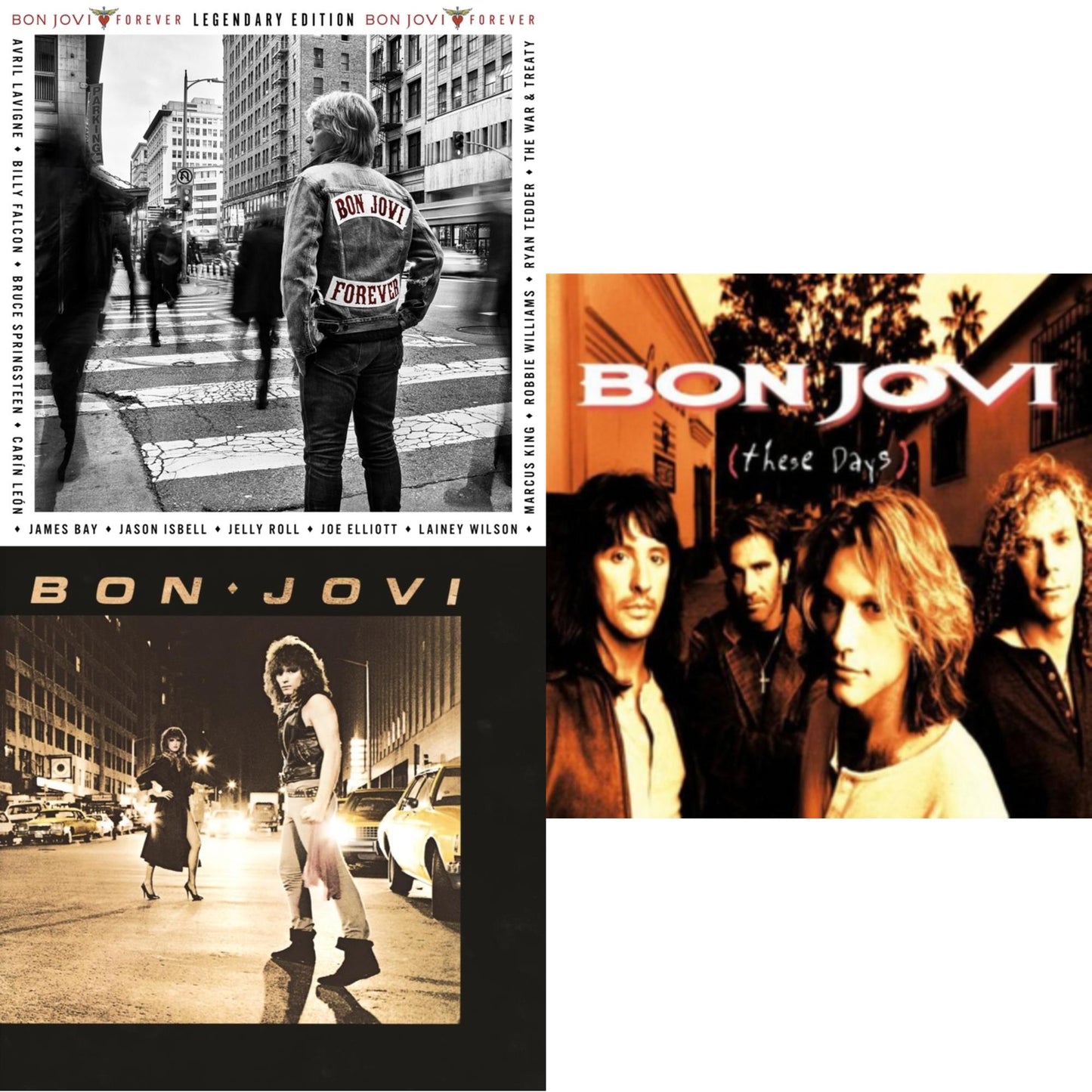 Forever (Legendary Edition) (2LP) & Bon Jovi (180G) & These Days (180G)