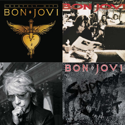 Greatest Hits (2LP) & Cross Road (2LP) & 2020 (2LP/Gold Vinyl) & Slippery When Wet (180G)