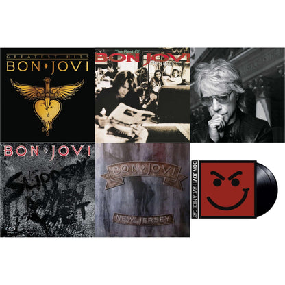 Greatest Hits (2LP) & Cross Road (2LP) & 2020 (2LP/Gold Vinyl) & Slippery When Wet (180G) & New Jersey (180G) & Have A Niceday (180G)