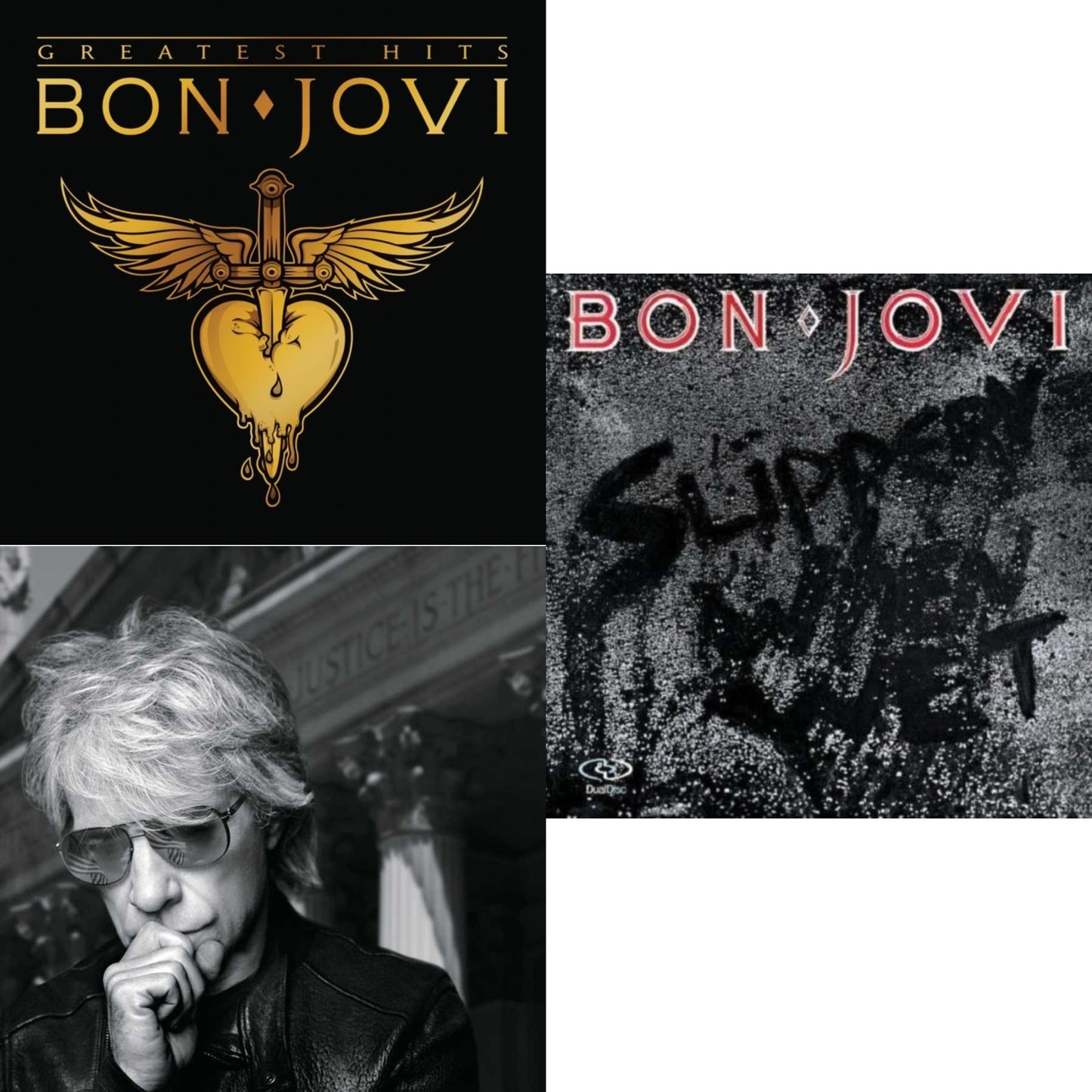 Greatest Hits (2LP) & 2020 (2LP/Gold Vinyl) & Slippery When Wet (180G)