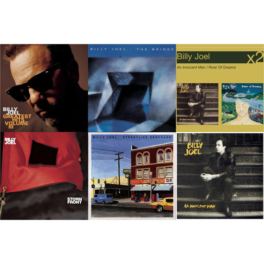 Stormfront & Streetlife Serenade & Bridge & River Of Dreams & An Innocent Man & Greatest Hits Vol.3