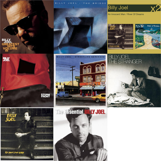 Essential Billy Joel & Stormfront & Streetlife Serenade & Bridge & River Of Dreams & An Innocent Man & Stranger & Greatest Hits Vol.3