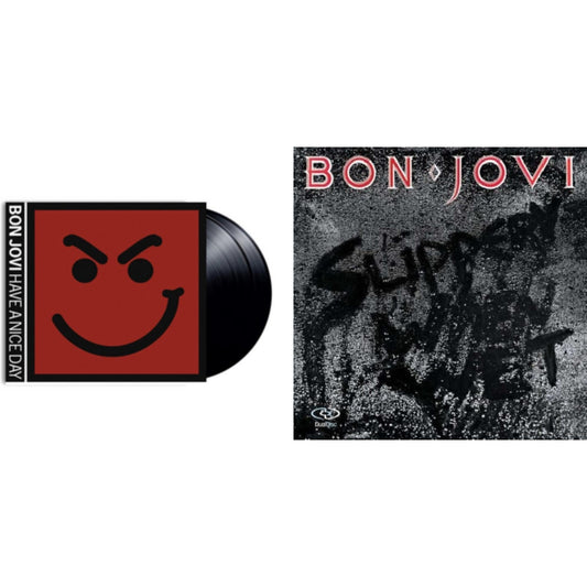 This is a 2 LP Vinyl SKU bundle.
1.This LP Vinyl is brand new.Format: LP VinylMusic Style: Arena RockThis item's title is: Have A Niceday (180G)Artist: Bon JoviLabel: Universal Music GroupBarcode: 602547030917Release Date: 11/4/2016
2.This LP Vinyl is brand new.