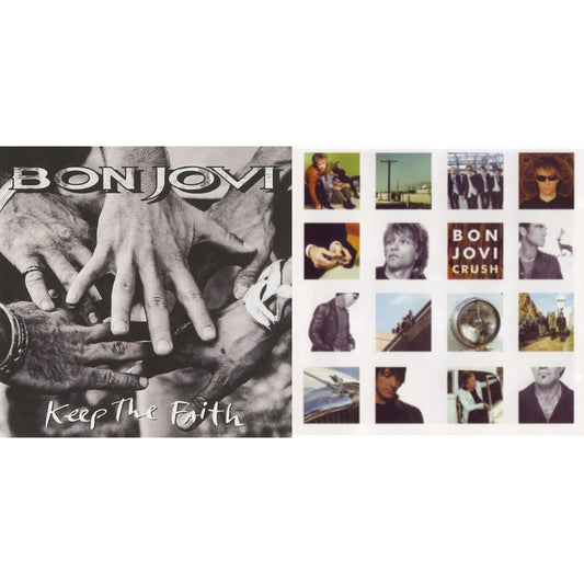 This is a 2 LP Vinyl SKU bundle.
1.This LP Vinyl is brand new.Format: LP VinylMusic Style: Hard RockThis item's title is: Keep The Faith (180G)Artist: Bon JoviLabel: UMeBarcode: 602547029348Release Date: 11/4/2016
2.This LP Vinyl is brand new.