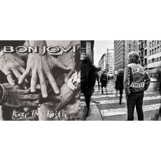 Bon Jovi - Forever & Keep The Faith (180G) - LP Vinyl Bundle