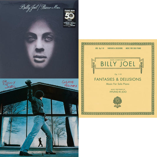 Piano Man & Glass Houses (140G) & Fantasies & Delusions (2LP/140G)