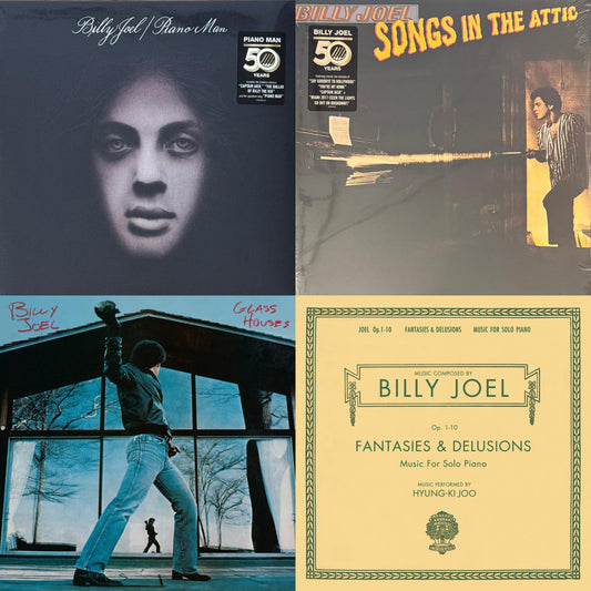 Piano Man & Songs In The Attic & Glass Houses (140G) & Fantasies & Delusions (2LP/140G)