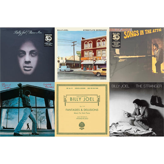 Piano Man & Streetlife Serenade & Songs In The Attic & Glass Houses (140G) & Fantasies & Delusions (2LP/140G) & Stranger (180G)