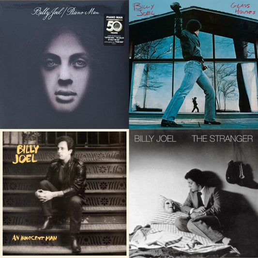 Piano Man & Glass Houses (140G) & Innocent Man (140G) & Stranger (180G)