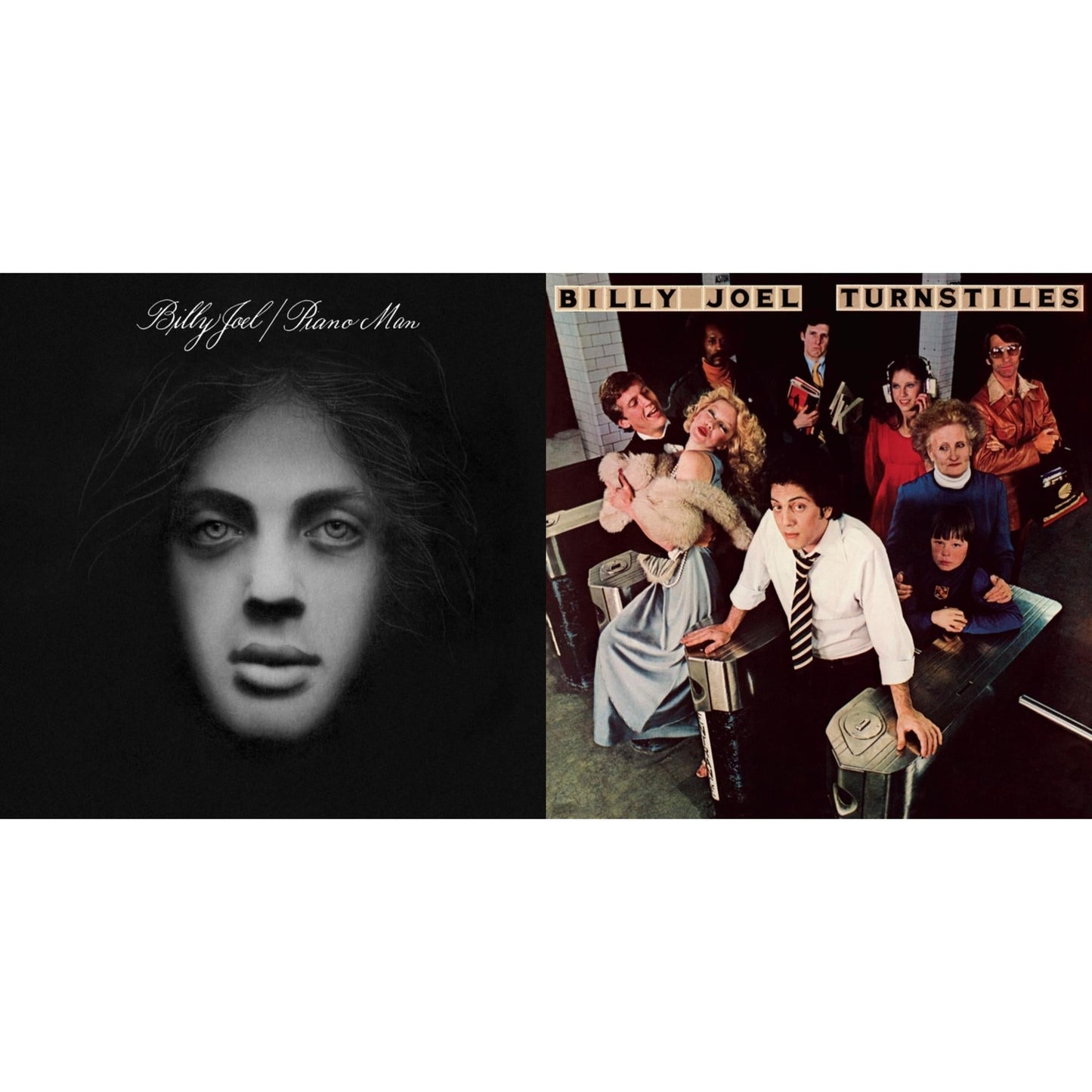 Billy Joel - Piano Man & Turnstiles - LP Vinyl Bundle