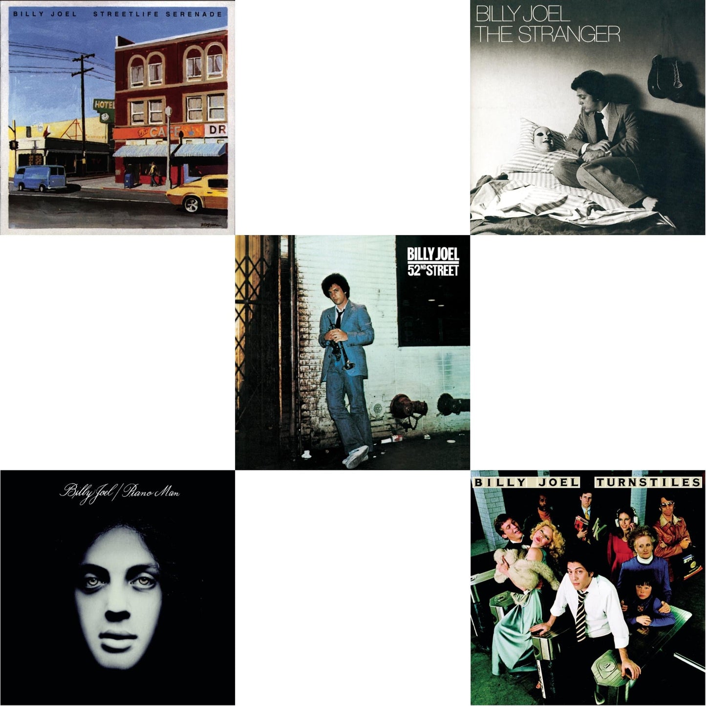 Turnstiles & Streetlife Serenade & 52Nd Street & Piano Man & Stranger