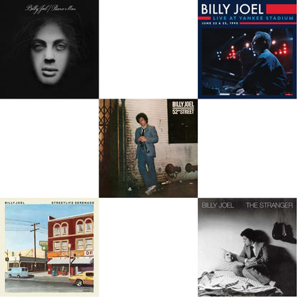 Piano Man & Streetlife Serenade & 52Nd Street & Live At Yankee Stadium (3LP) & Stranger (180G)