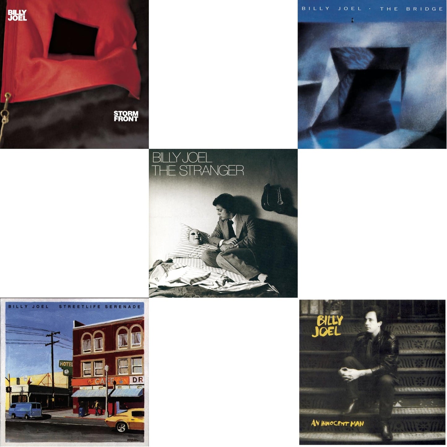 Stormfront & Streetlife Serenade & Bridge & An Innocent Man & Stranger