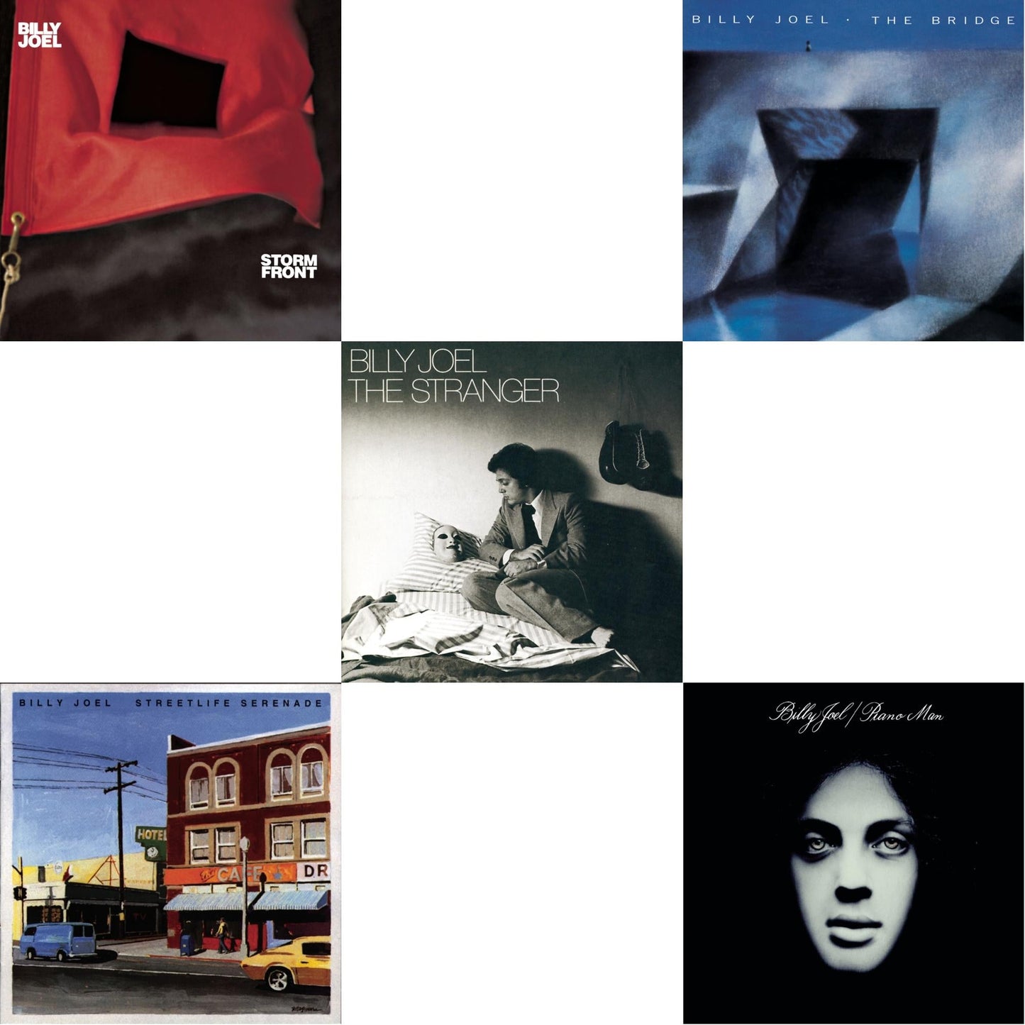 Stormfront & Streetlife Serenade & Bridge & Piano Man & Stranger