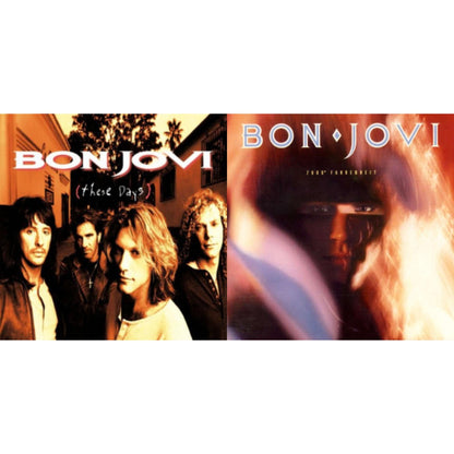 This is a 2 LP Vinyl SKU bundle.
1.This LP Vinyl is brand new.Format: LP VinylMusic Style: Pop RockThis item's title is: These Days (180G)Artist: Bon JoviLabel: ISLAND/UMEBarcode: 602547029454Release Date: 11/4/2016
2.This LP Vinyl is brand new.